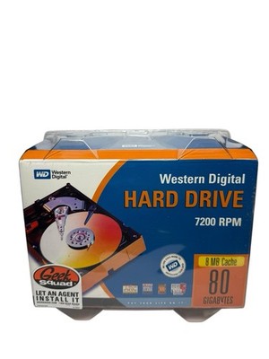 Western Digital 80GB Internal Hard Drive 7200RPM 3.5'' (WD800JBRTL) HDD New 