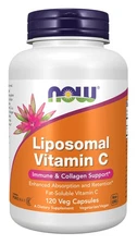 NOW Liposomal Vitamin C, 1,000 mg, 120 Veg Capsules (500 mg per Capsule)