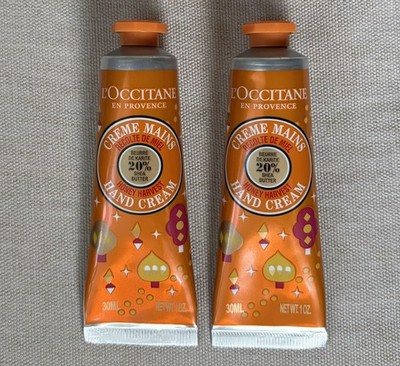 L'Occitane En Provence HONEY HARVEST Hand Cream Set of 2 Each 1 oz / 30 ml New  
