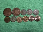 Lot Of USA Cent 1840&49 Large,1866 Indian, 1909VDB,10,11,43,55,&58 Wheat&2025P&D