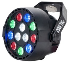 Eliminator Mini Par RGBW LED DMX Par Wash Light 4 DJ/Stage/Clubs Magnetic Mount