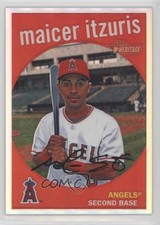 2008 Topps Heritage High Number Chrome Refractor /559 Maicer Izturis #C245 0aa