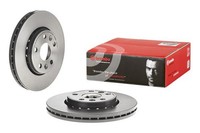 2X Bremsscheibe Prime Line - UV Coated Brembo 09.D509.11 FüR Renault Mercedes 2
