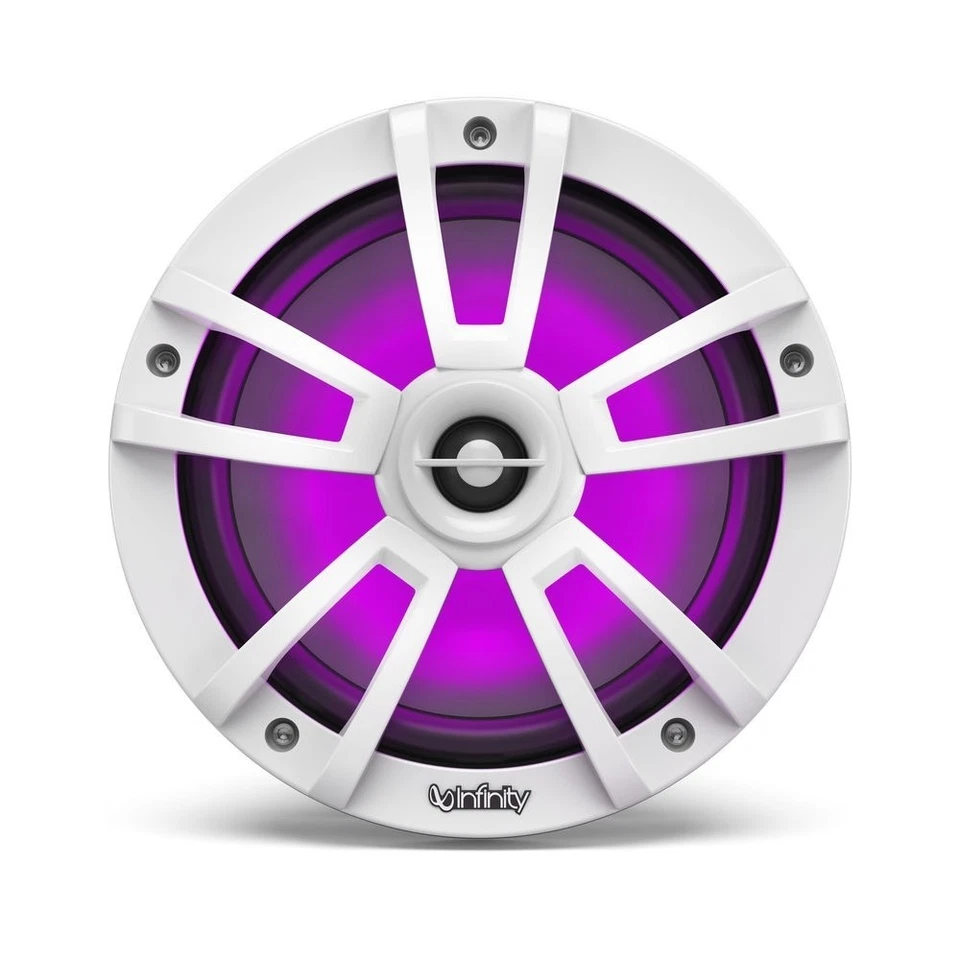 Infinity 822MLW 8 дюймов морской лодочный динамик белый RGB-освещение отремонтированная пара - Изображение 4 из 4