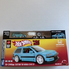Hot Wheels Brick Shop Custom '90 Honda Civic EF The Hot Ones Mattel Speed Series