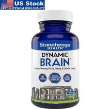 Dynamic Brain 60 Capsules Focus Memory Clarity Daily Nootropic Supplement