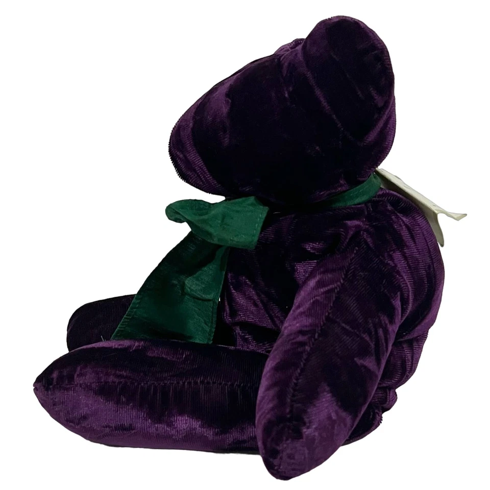 Pottery Barn ursinho de pelúcia veludo roxo COM ETIQUETA enchimento de trigo mourisco perfumado - Imagem 3 de 4