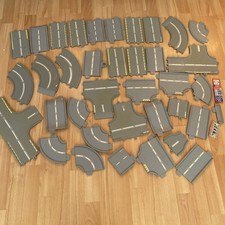 Vintage Plastic Road Way Track Mattel 1994 Matchbox Hot Wheels Corgi Dinky Cars