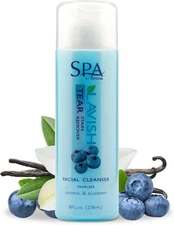 TropiClean SPA Tear Stain Remover for Dogs Blueberry Facial Shampoo Whitening