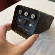 VINTAGE  1930s Vintage Westinghouse HT8 Valve Radio Metal Rectifier