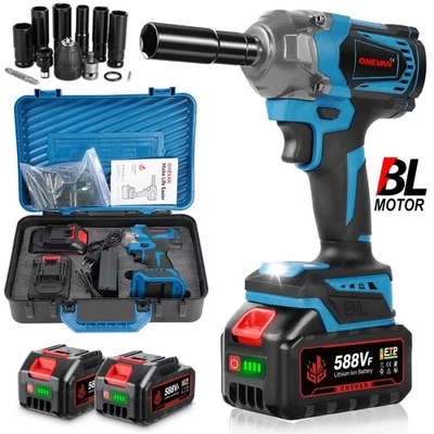 ONEVAN 2000Nm para Makita batería llave de impacto trinquete destornillador inalámbrico sin escobillas