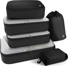 Packing Cubes for Suitcases - 6 Pieces, Light Packing Cubes for Travel, Premium