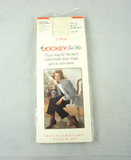 1989 Jockey for Her 2 Pair Knee Highs Sandalfoot Antique White Style 1994/48 NEW