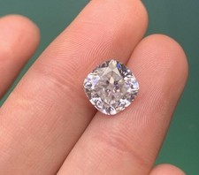Cushion Cut 7 CT Natural D Color Lab -Grown Loose CVD Diamond VVS1 Certified