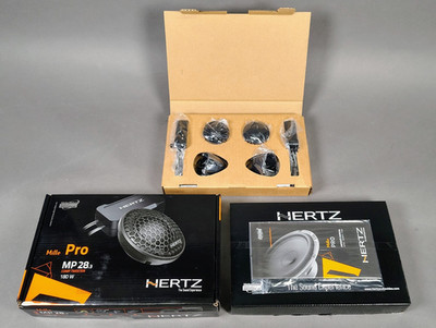Hertz MP 28.3 180W RMS 1.38'' Mille Pro Dome Tweeters - NEW!