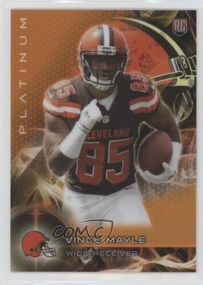 2015 Topps Platinum Rookies Orange Refractor Vince Mayle #116 Rookie RC 7mg