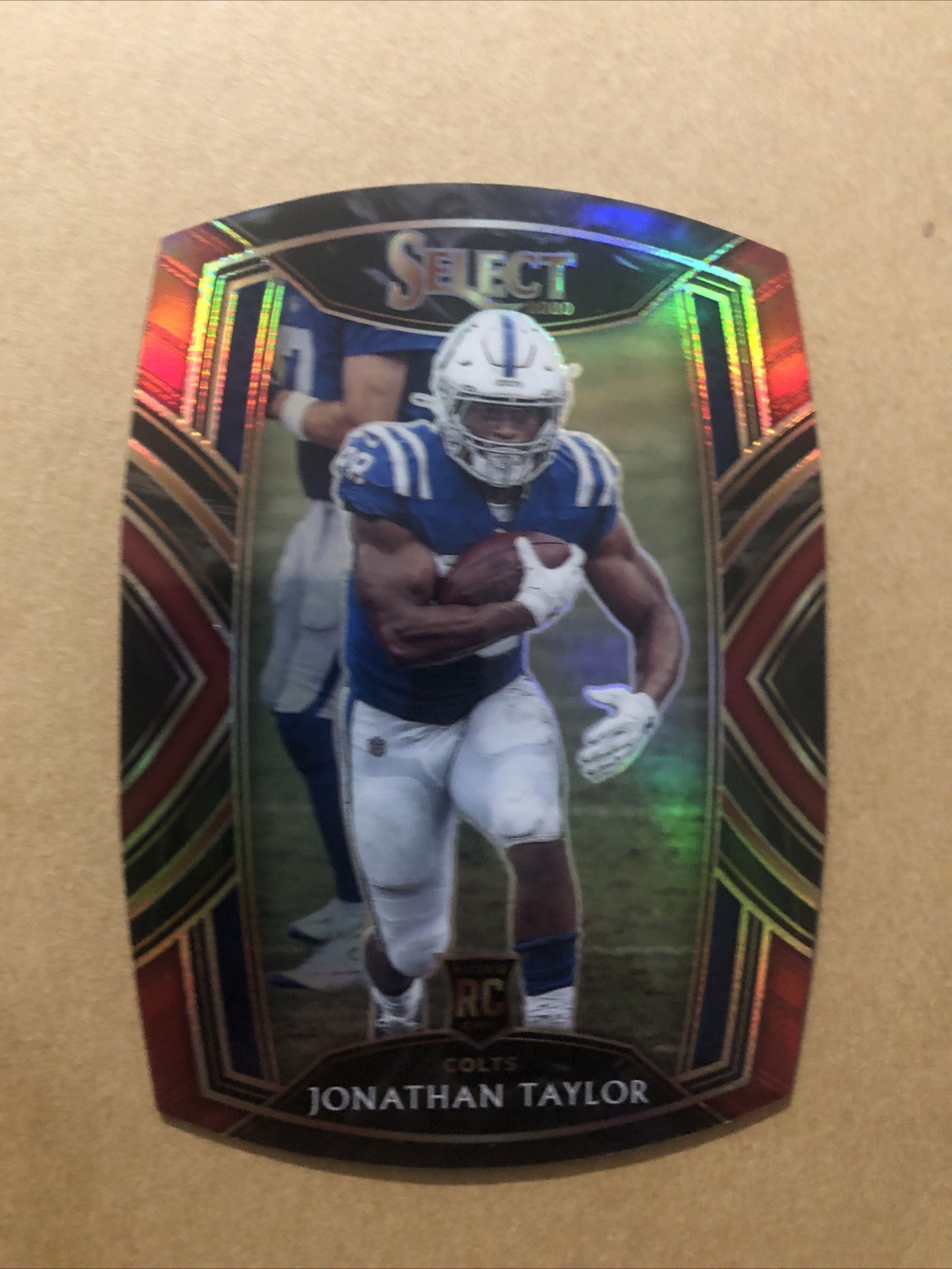 2020 Panini Select Die-Cut Red & Black Prizm Jonathan Taylor #253