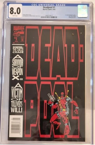 Deadpool: the Circle Chase #1  Aug. 1993 - CGC Graded 8.0