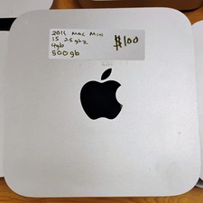 Apple Mac Mini Intel Core i5 2011 2,5 GHz 4 GB 500 GB desktop argento