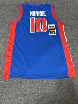 Greg Monroe Signed Jersey Jsa Coa Detroit Pistons Autograph - Image 1 of 3