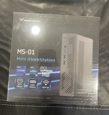 MINISFORUM MS-01-S1260 Mini PC Barebone with Intel Core i5-12600H