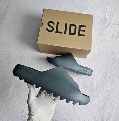 Yeezy Slide Slate Marine - EU 44.5 - US 10 - ungetragen - NEU - Original Karton