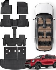 CreekT® for Kia Telluride Floor Mats 2025 2024 2023 2022 2021 2020, Back Seat Co