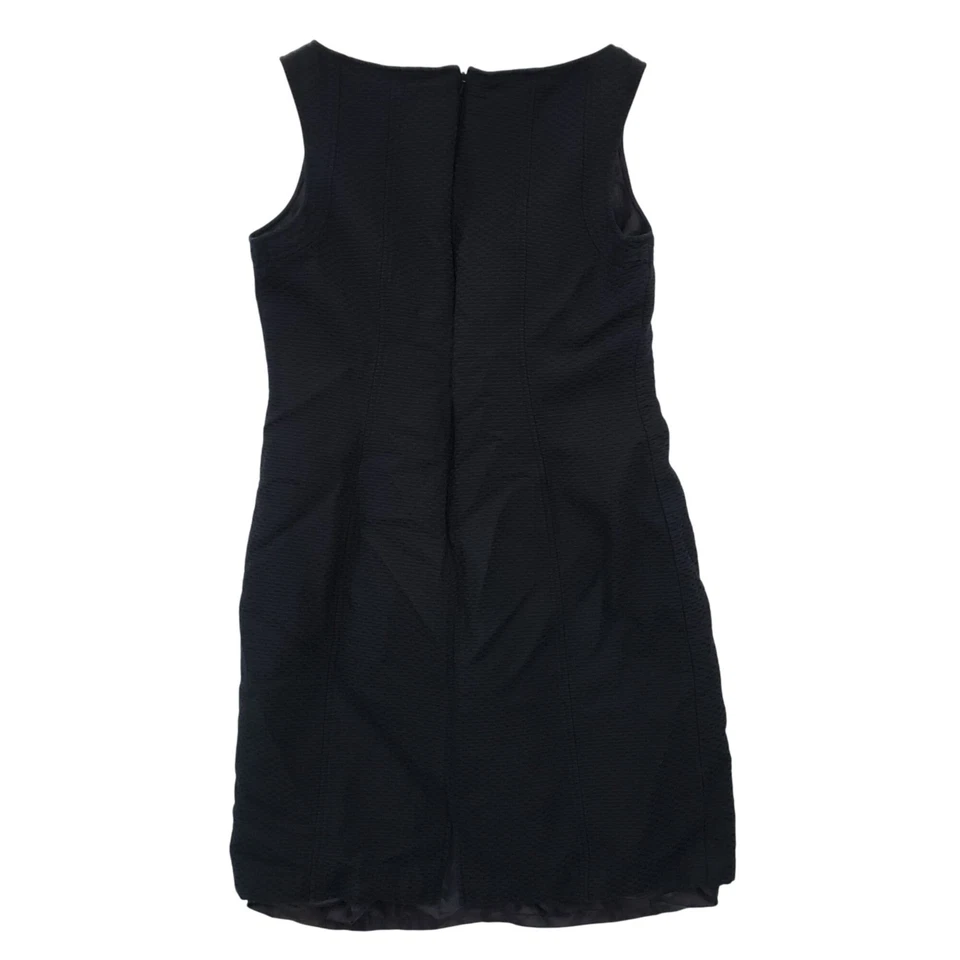 Vestido Vaina Talbots Para Mujer Negro Texturizado Sin Mangas 12P Negocios Informal LBD Foto 2 de 4