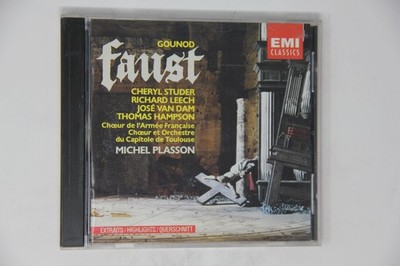 Gounod Faust Highlights CD Cheryl Studer Jose Van Dam Michel Plasson Emi