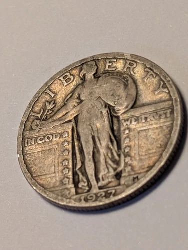 Beautifully Toned 1927 Standing Liberty Quarter
