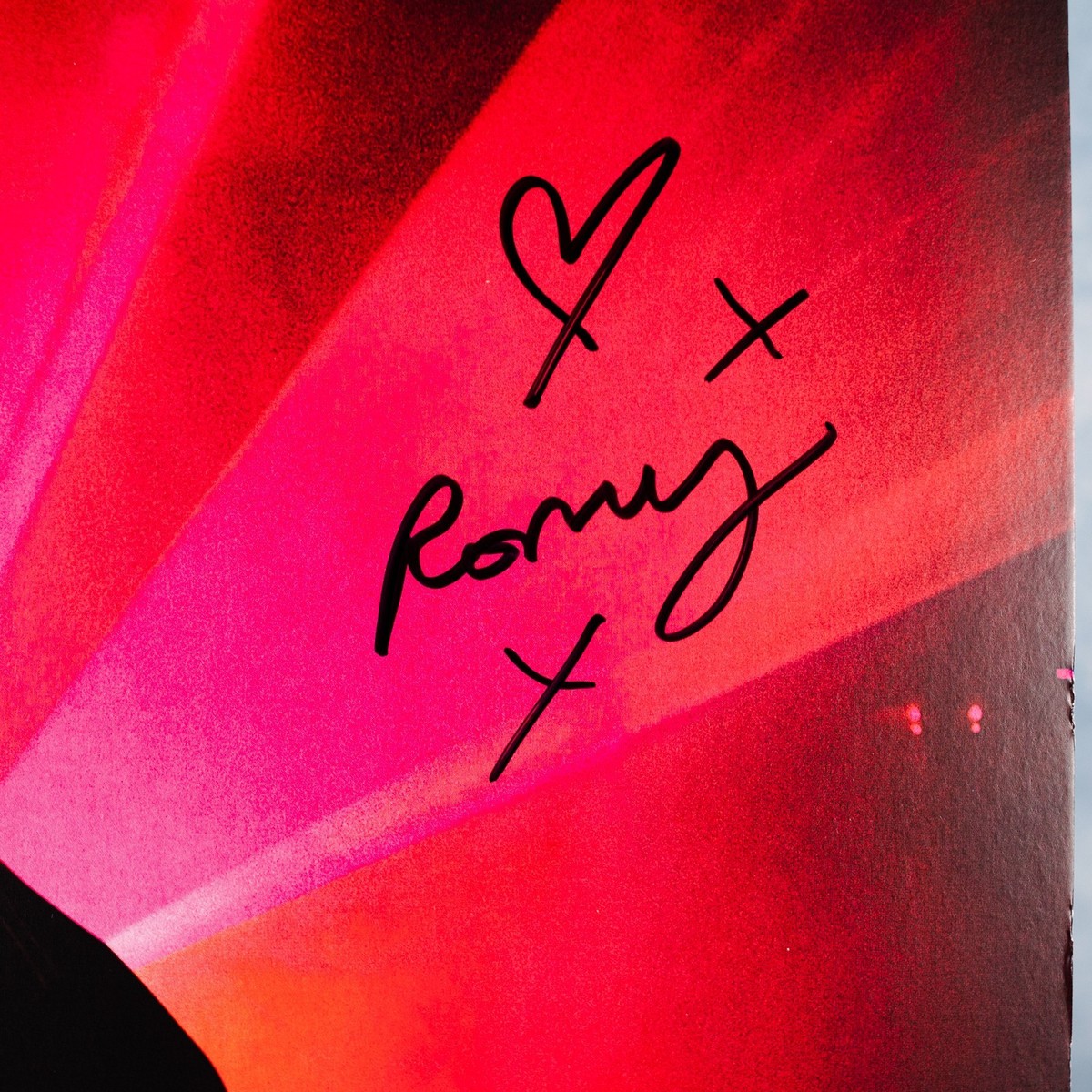 Romy Mid Air Vinyl SIGNED Neon Pink LP New Unplayed 12