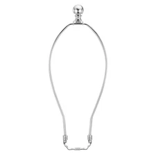 11.5 Inch Lamp Harp Kit with Finial, 1 Set Detachable Shade Bracket Holder, D...