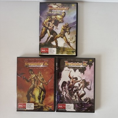 Deathstalker  1 2 4 DVDs Action Fantasy, 2 & 4 Sealed, Death Stalker I II IV