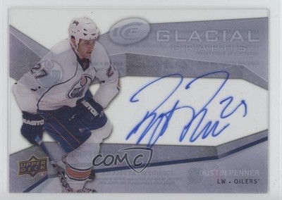 2008-09 Upper Deck Ice Glacial Graphs Dustin Penner #GG-PN Auto 4f5