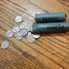 10.00 Of Mercury Dimes Random Years