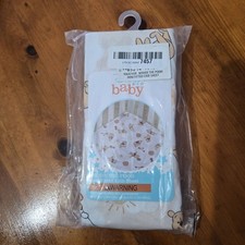 Disney Baby Winnie The Pooh Tan, Red, and White Piglet Mini Fitted Crib Sheet