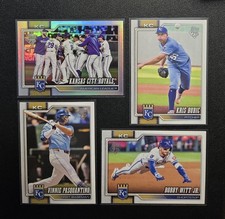 2026 Topps Series One Kansas City Royals 4 Card Lot Base/Parallel