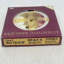 Vtg 3M Scientific Anglers Ultra3 Wet Tip III-13’ Sink WF-6-S/F 90ft Fly Line