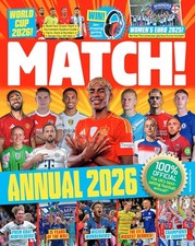 Match Annual 2026: The UK's bestselling football annual, featuring Saka, Haalan