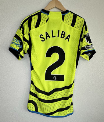 アーセナル SALIBA シャツ Arsenal 2023/2024 Away Player Issue William Saliba Premier League