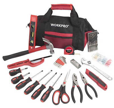 WorkPro 164663 40-teilig. Haushaltswerkzeuge & Taschen Set - Menge 1 - Bild 1 von 2