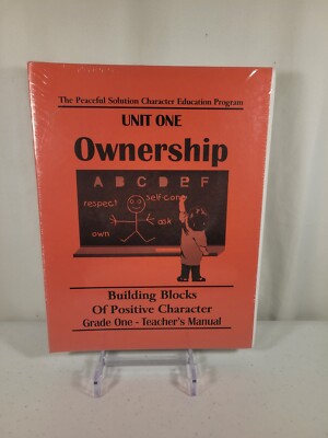 Peaceful Solution Character Education Program Grade 1 Teacher Package NEW