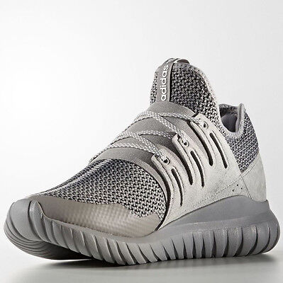 Adidas S76718 Men Tubular Radial Running shoes grey white sneakers | eBay