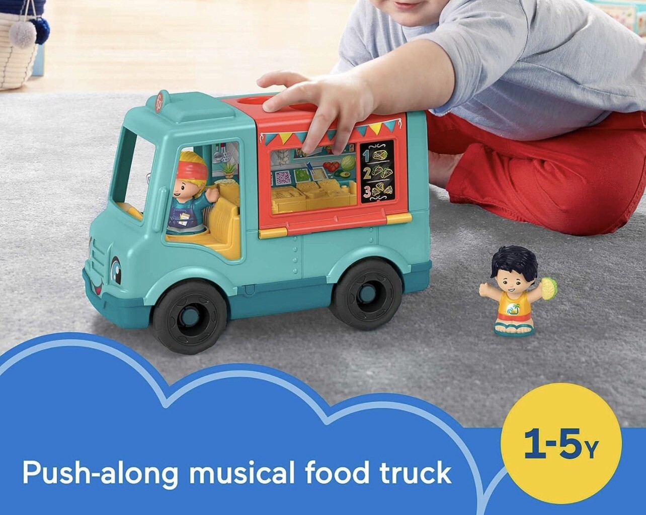 FisherPrice Little People Serve It Up Food Truck, PushAlong Musical