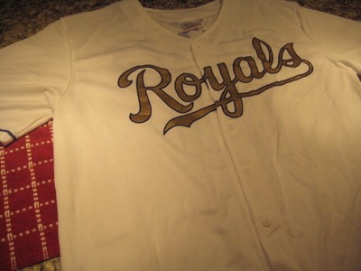 royals jersey gold lettering