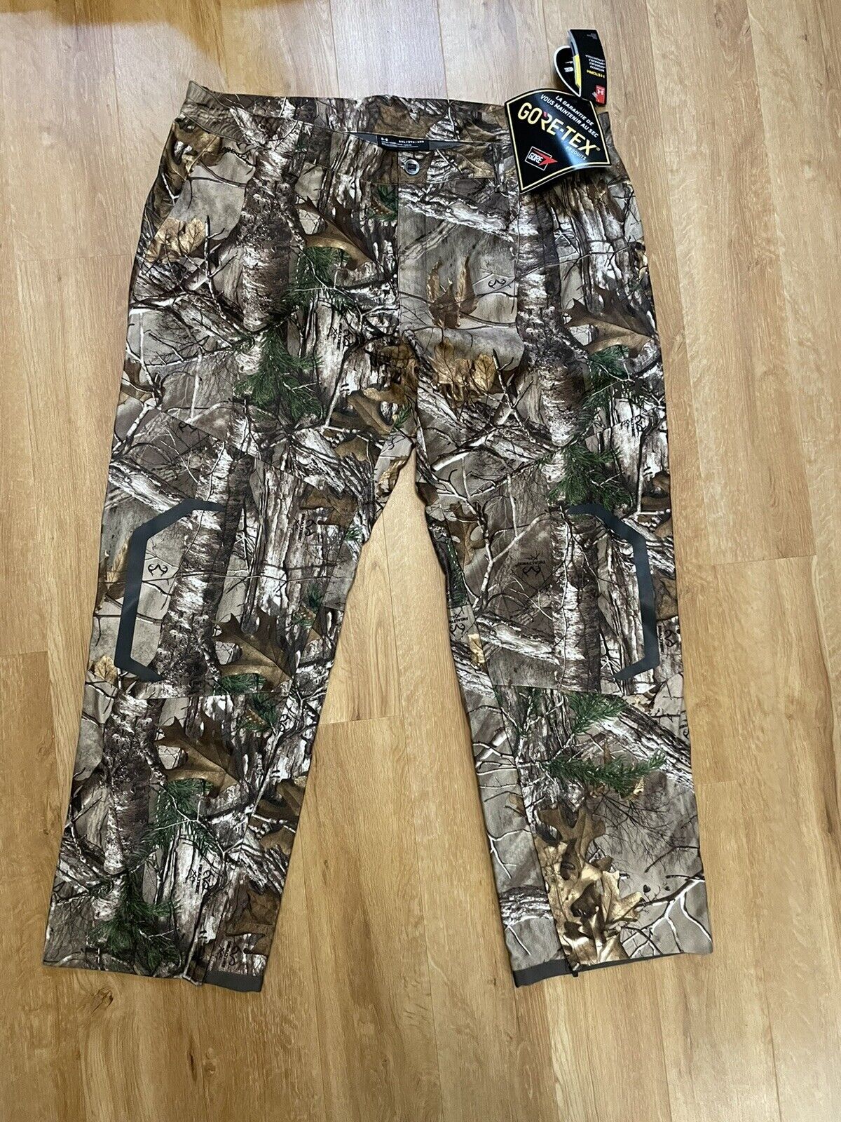  $225 Under Armour Storm 3 RealTree Camo Gore-Tex Hunting Pants Mens 3XL