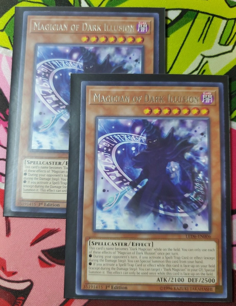 dark illusion yugioh card Magician of Dark Illusion - LED6-EN006 - Rare