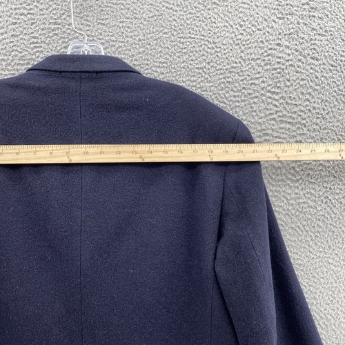 Ralph Lauren Camel Hair Blazer Mens 46R Blue Sport Coat Corpcore Academia Office - Picture 8 of 11