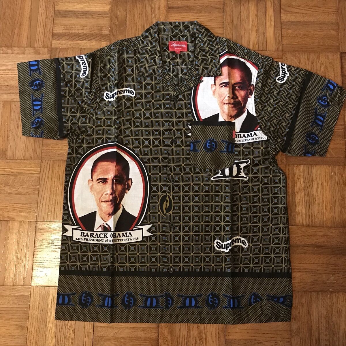 Supreme Obama Shirt Green Size M SHIPS ANYWHERE | eBay Supreme Obama Shirt Green Size M SHIPS ANYWHERE | eBay