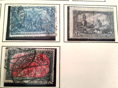 SELLOS ALEMANIA MH 1916 OCUPACIONES PGM FRENTE OCCIDENTAL. MICHEL 11/2.
